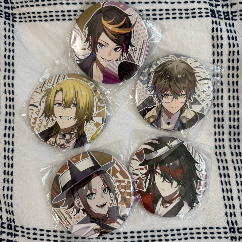 Vtuber Luxiem NijisanjiEN Character Button Set from Japan